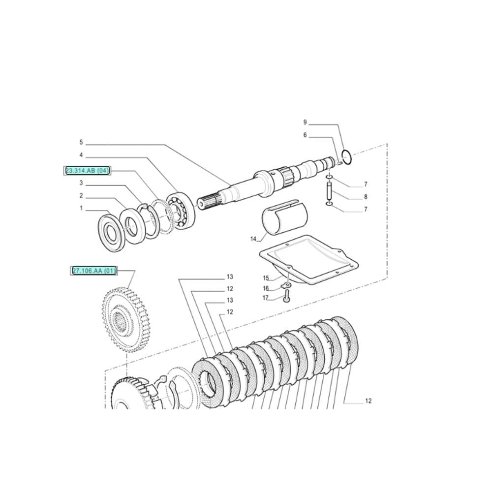 4WD DT KUMANDA ÇEVİRİCİ MİL - DT MİLİ KUTU İÇİ